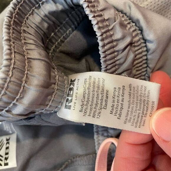 RBX Women's Gray Athletic Shorts Size L Running Exercise Casual - Picture 8 of 9